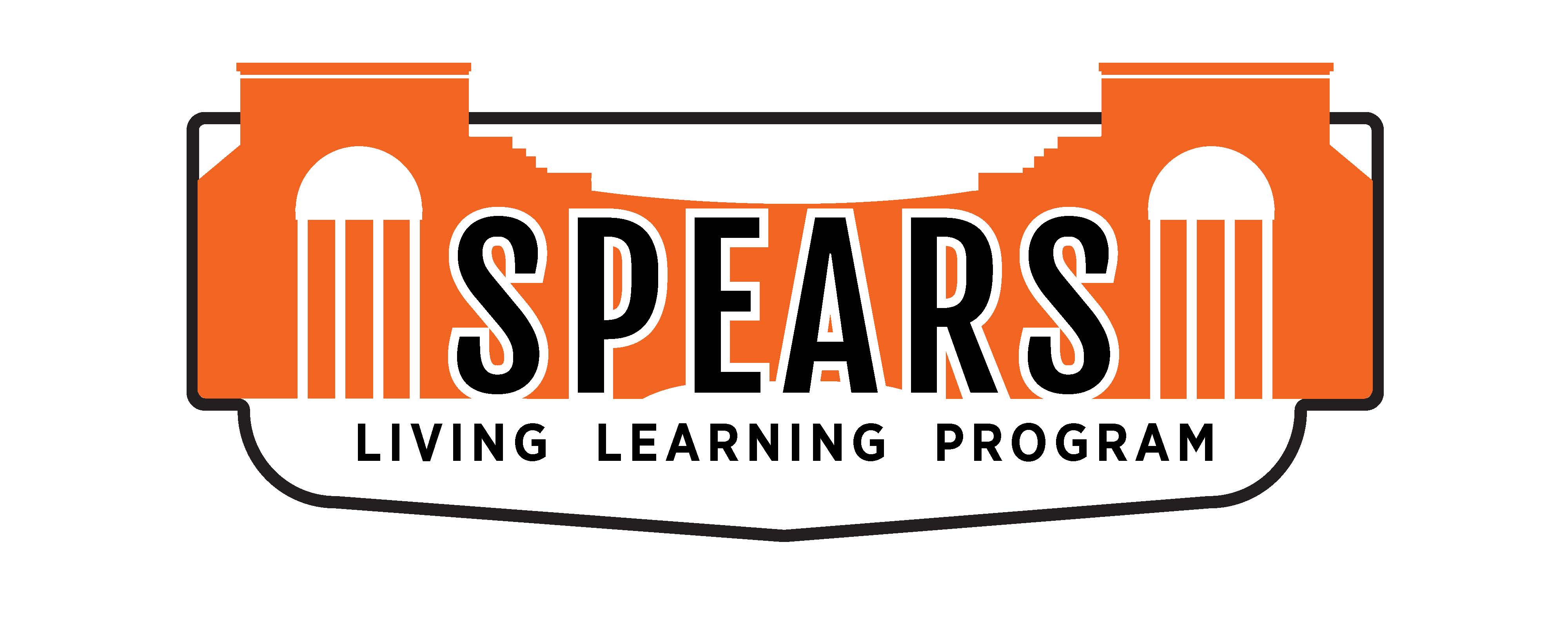 Spears LLP Logo A logo for the spears LLP. A graphic of Spears school of Business with a text overlay that says "Spears Living Learning Program"