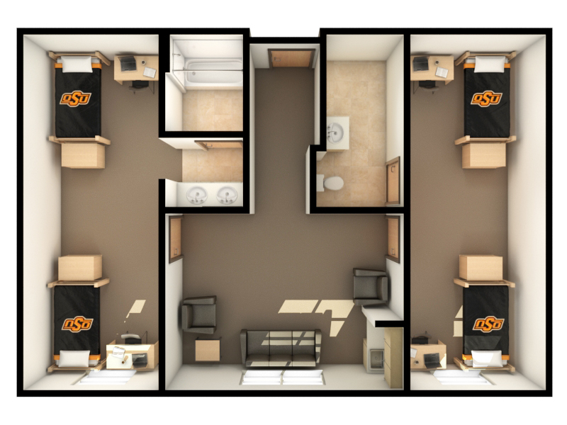 Oklahoma State University Dorm Floor Plans Viewfloor.co